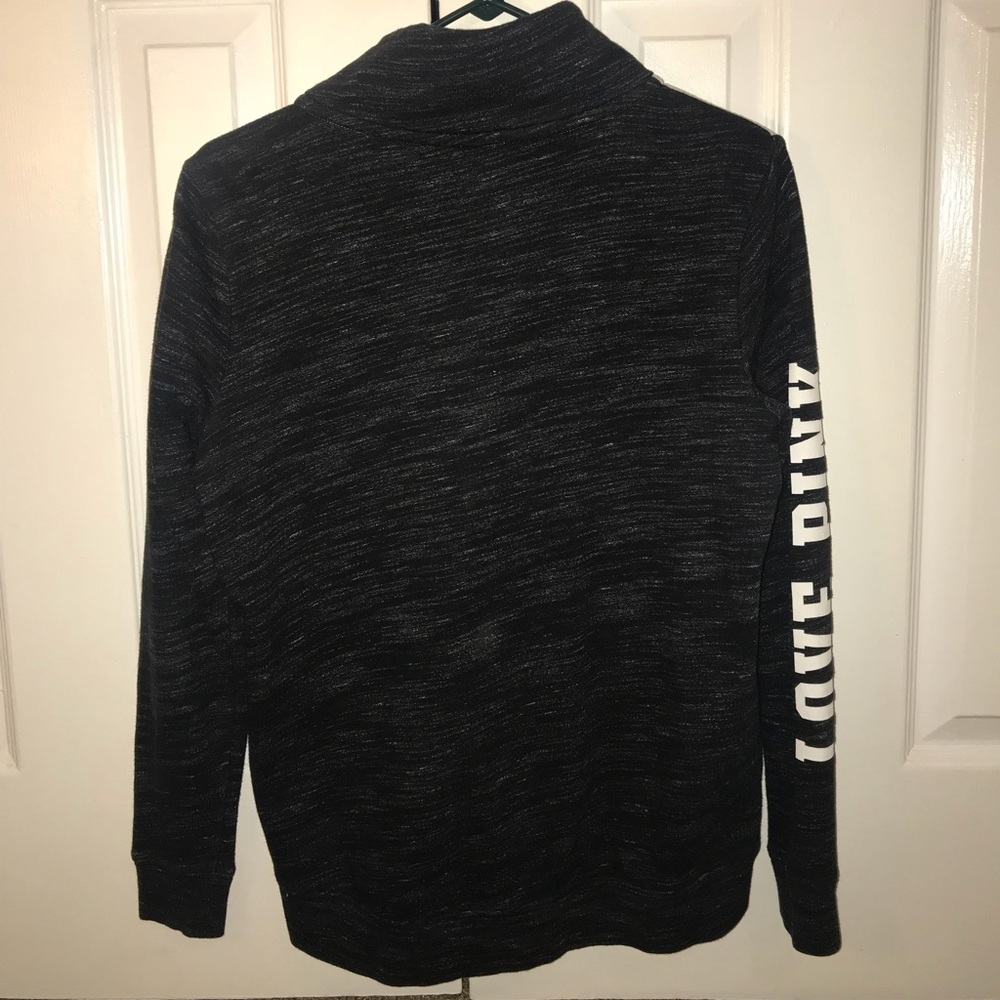 PINK Victoria Secret half zip sweatshirt - Picture 2 of 3